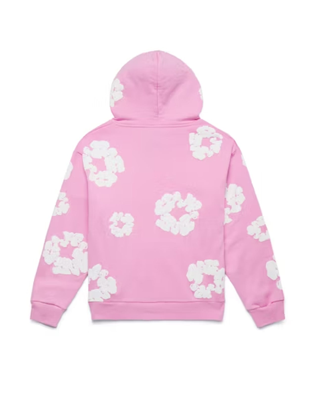 Denim Hoodie Pink