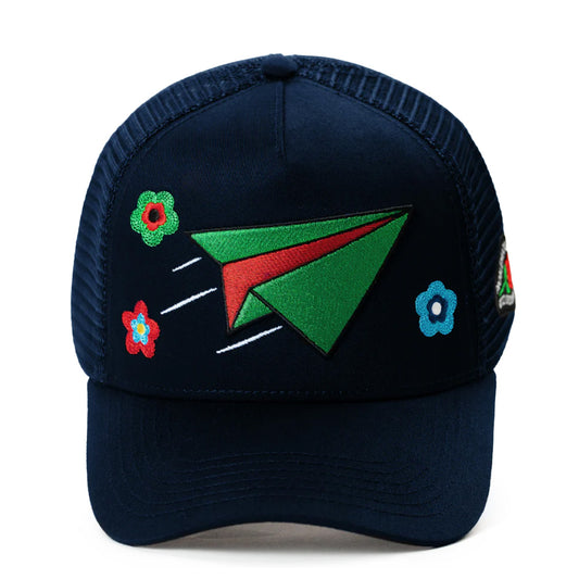 Paperplane Azul Malla