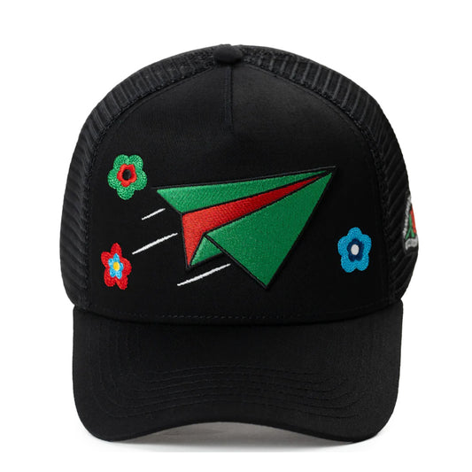 Paperplane Negro Malla